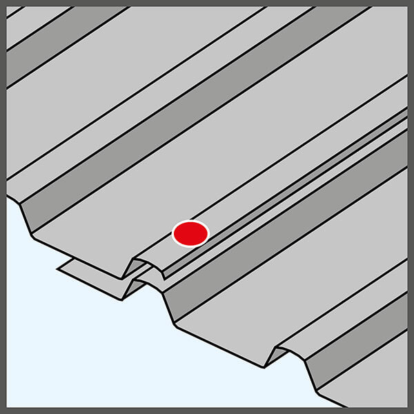 Overlapp av lavprofilplate