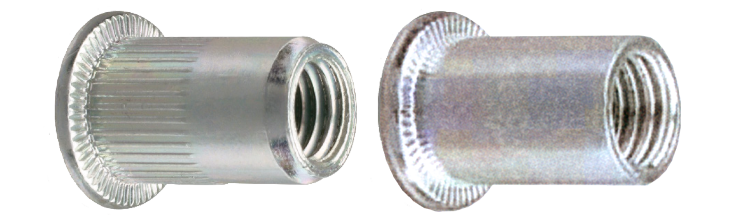 Bilde av Blindnaglemutter A2 flatt hode åpen