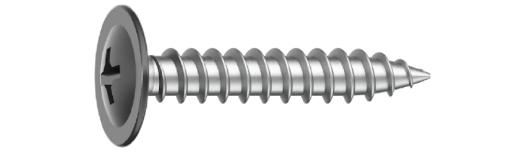Bilde av Montasjeskrue Lavt hode lakkert C3